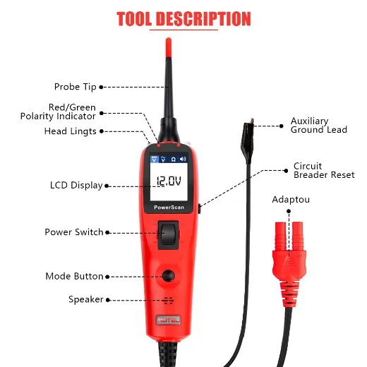 autel-powerscan-ps100-circuit-and-wiring-controller-dimensions